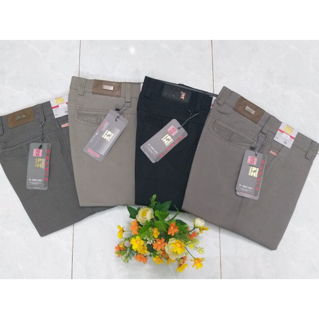 Quẩn kaki trung niên công sở 074