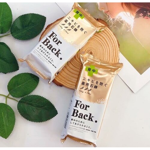 Xà Phòng For Back Soap Bar 135g - Xà Phòng Ngừa Mụn Lưng For Back Pelican Nhật Bản