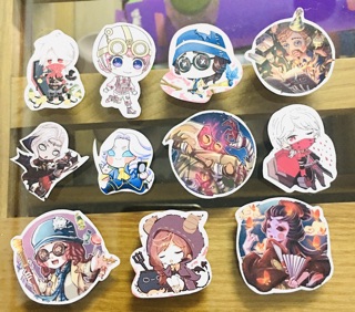 6 stiker Game ldentity V /ticker ldentity V có ép lụa bóc dán