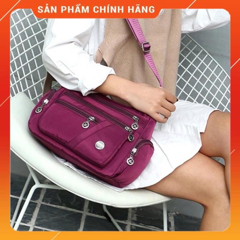 Túi xách nữ vải dù JINGPIN sz 28 chống nước túi trung niên thời trang giá rẻ đẹp đeo chéo,đi làm,đi chợ,du lịch TXL 1982