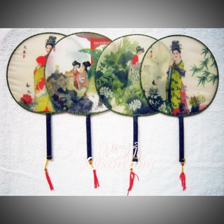 🍃🍃Quạt tròn cổ trang cầm tay 🍂🍂🎋