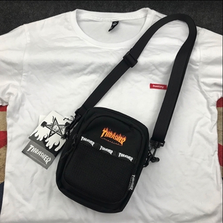 Túi đeo chéo Thrasher phối lưới thời trang cho nam nữ