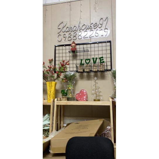 combo 1 khung lưới 40x80cm đen- 1 giỏ cài đại đen- 1 giỏ treo - 1 giỏ chữ nhật đen. tặng đinh nở đóng