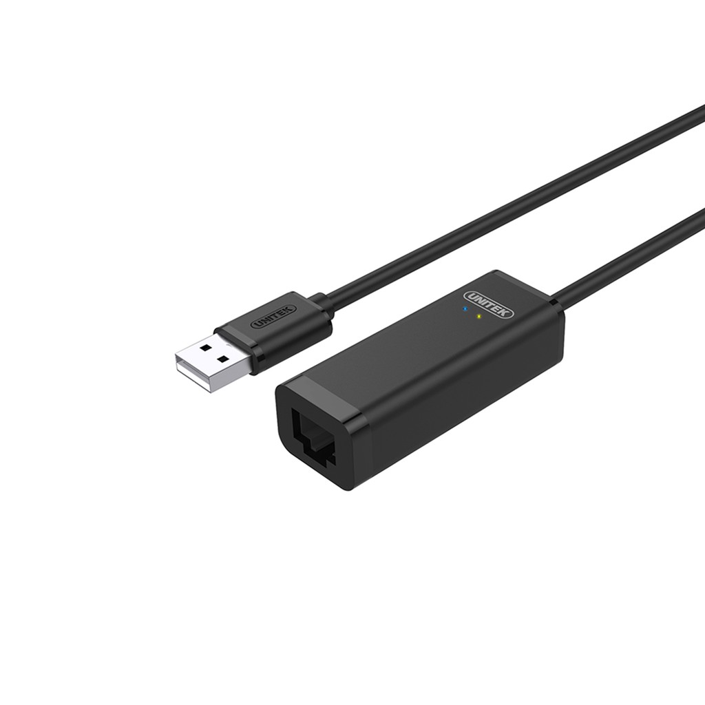 cÁP CHUYỂN ĐỒI TÍN HIỆU TỪ MÁY TÍNH USB 2.0 SANG LAN RJ 45 10/100 UNITEK Y 1468