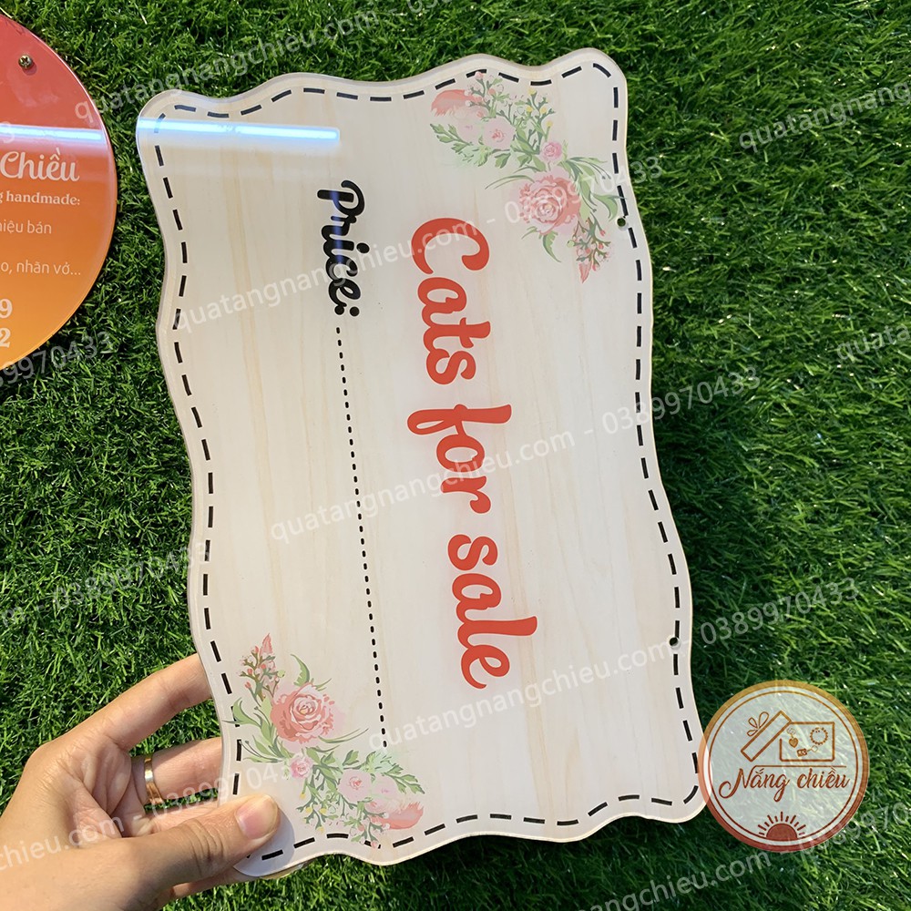 Bảng hiệu treo cửa hàng_ Bảng hiệu xinh giá rẻ