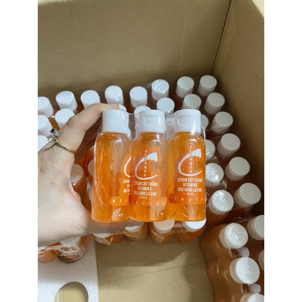 Chai serum kích trắng Vitamin c 40ml