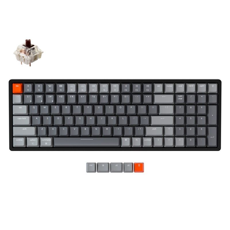 Bàn phím cơ không dây Keychron K4V2 - Nhôm Led RGB - Hot Swap