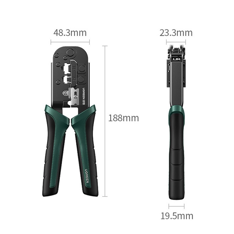 Kìm Bấm mạng  đa năng RJ45/RJ11 Cao Cấp Ugreen 10952 NW168   - Hàng chính hãng