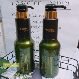 Dầu gội xả phục hồi tóc, suôn mượt và ngăn rụng tóc Sophia Platinum Collagen Repair 500ml