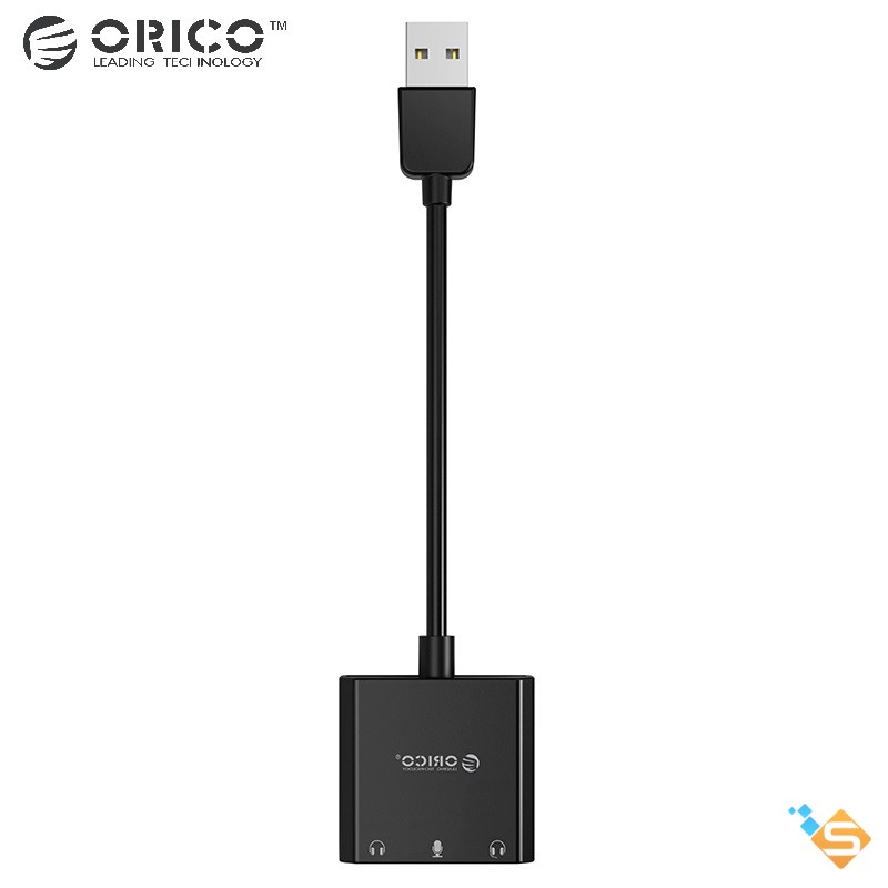 Card Âm Thanh USB ORICO SC2 SKT3 SKT2 Kết Nối Giắc Cắm 3.5mm - Bảo Hành Chính Hãng 1 Năm