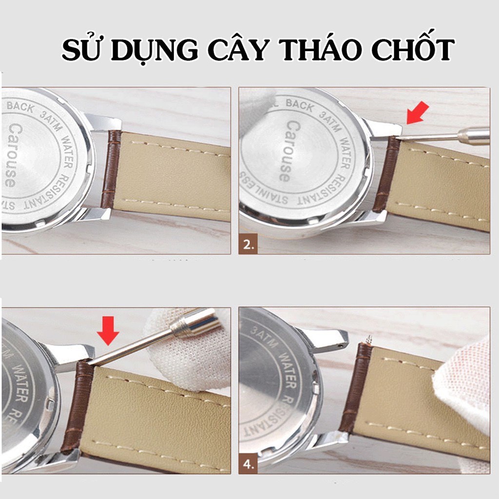 Dụng Cụ Thay Dây Đồng Hồ Đa NăngTặng Kèm 02 Bộ Chốt