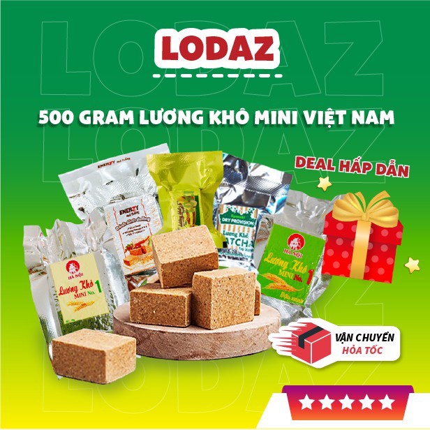 Tổng hợp các loại lương khô mini Việt Nam phong phú đa dạng nhiều vị