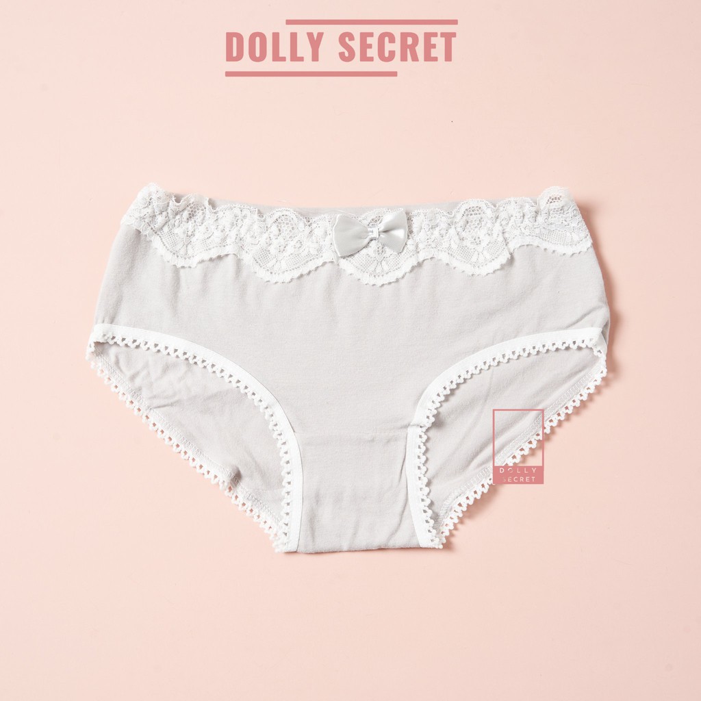 Hộp 6 quần lót nữ có nơ ren cực gợi cảm cao cấp tính năng nâng mông ERA DOLLY SECRET QL031 | BigBuy360 - bigbuy360.vn