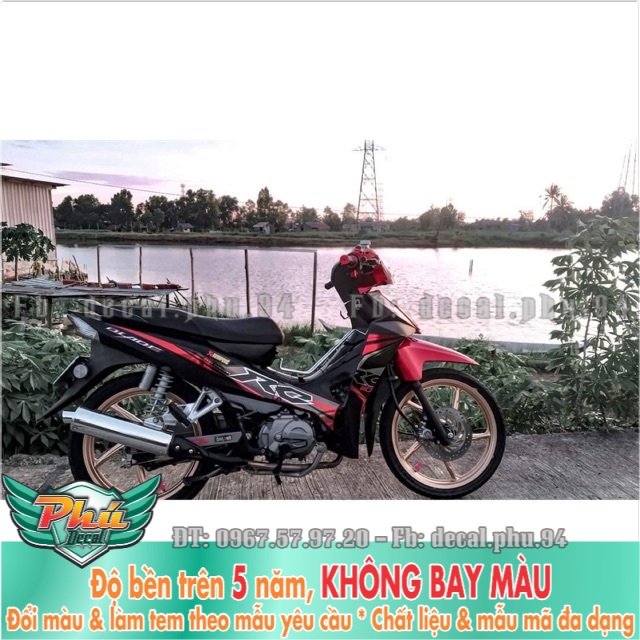 Tem rời Blade Rc đỏ đen mới -1