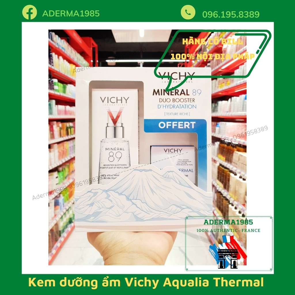 Kem dưỡng ẩm vichy aqualia thermal 15ml _tách set_ giá siêu yêu.