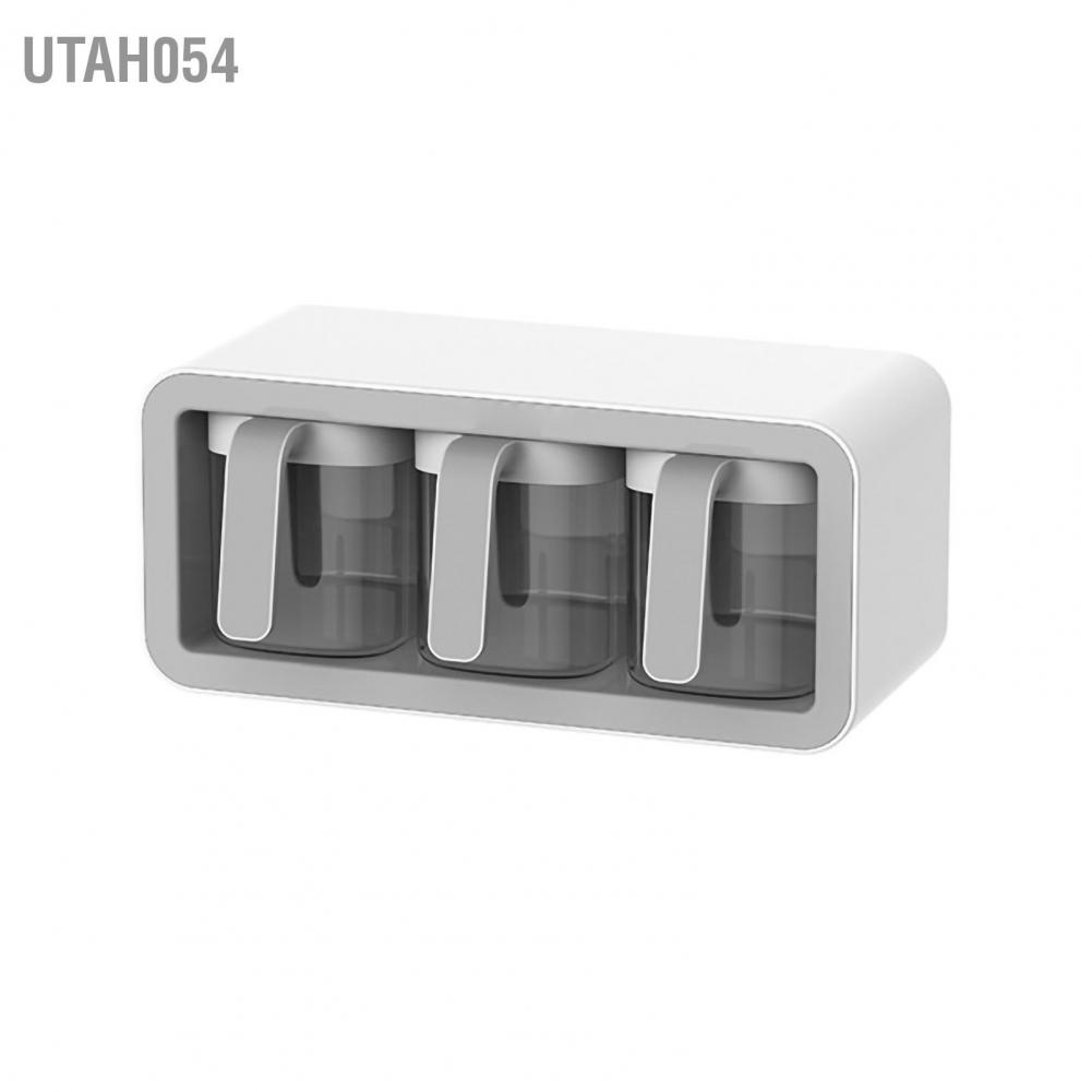 Utah054 Hộp đựng gia vị Treo tường đa lưới nhà bếp Bộ kết hợp lọ