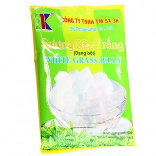 Bột Sương Sáo trắng hiệu 3K gói 50gr