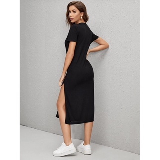 [ BIGSIZE TRÊN 55KG ] ĐẦM SUÔNG XẺ TÀ thun cotton co giãn 4 chiều bigsize nữ