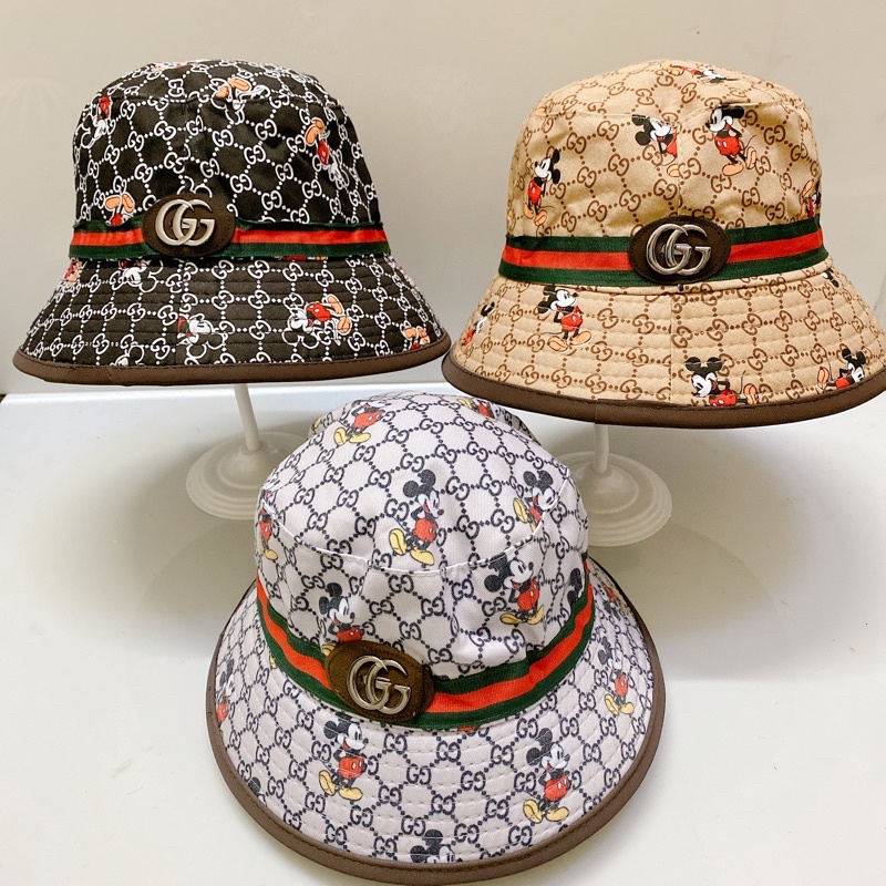 NÓN BUCKET VIỀN DA - Mickey Guu