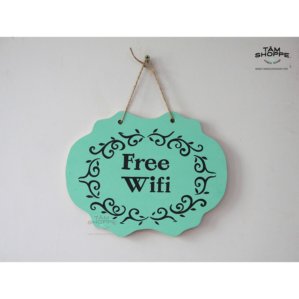 [VẼ TAY] BẢNG TREO FREE WIFI SỐ 02