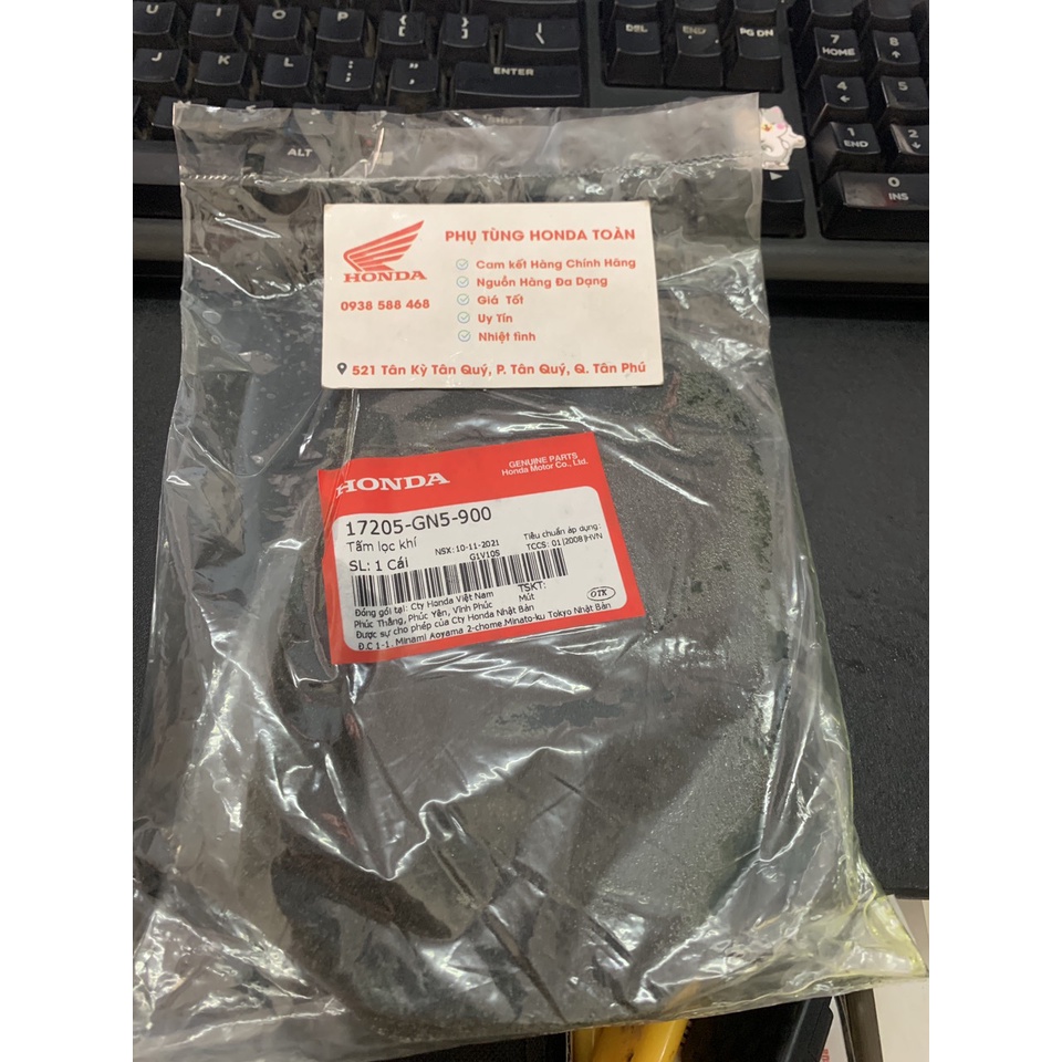 LỌC GIÓ DREAM / WAVE 100 ZIN CHÍNH HÃNG HONDA