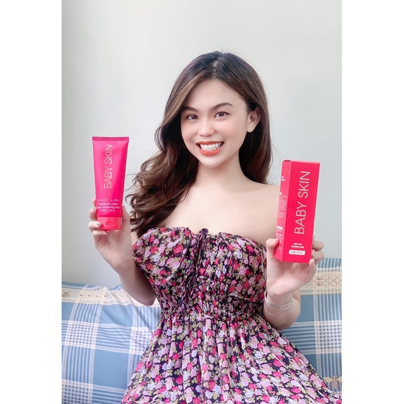 - Kem trắng da body- Baby Skin Sweet Love Fragance Lotion