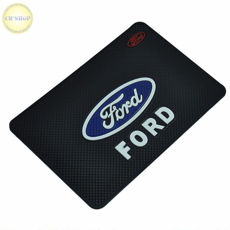 Miếng dán chống trượt cho điện thoại trên oto có logo FORD