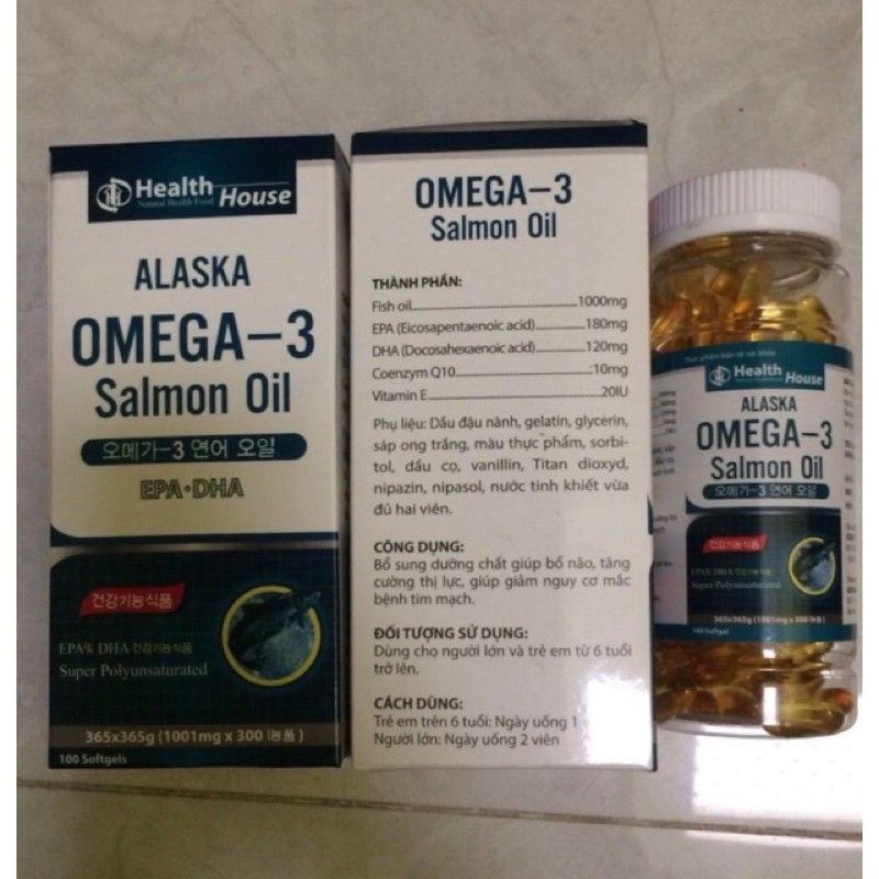 [Chính Hãng]Alaska Omega 3 - Tăng Cường Thị Lực