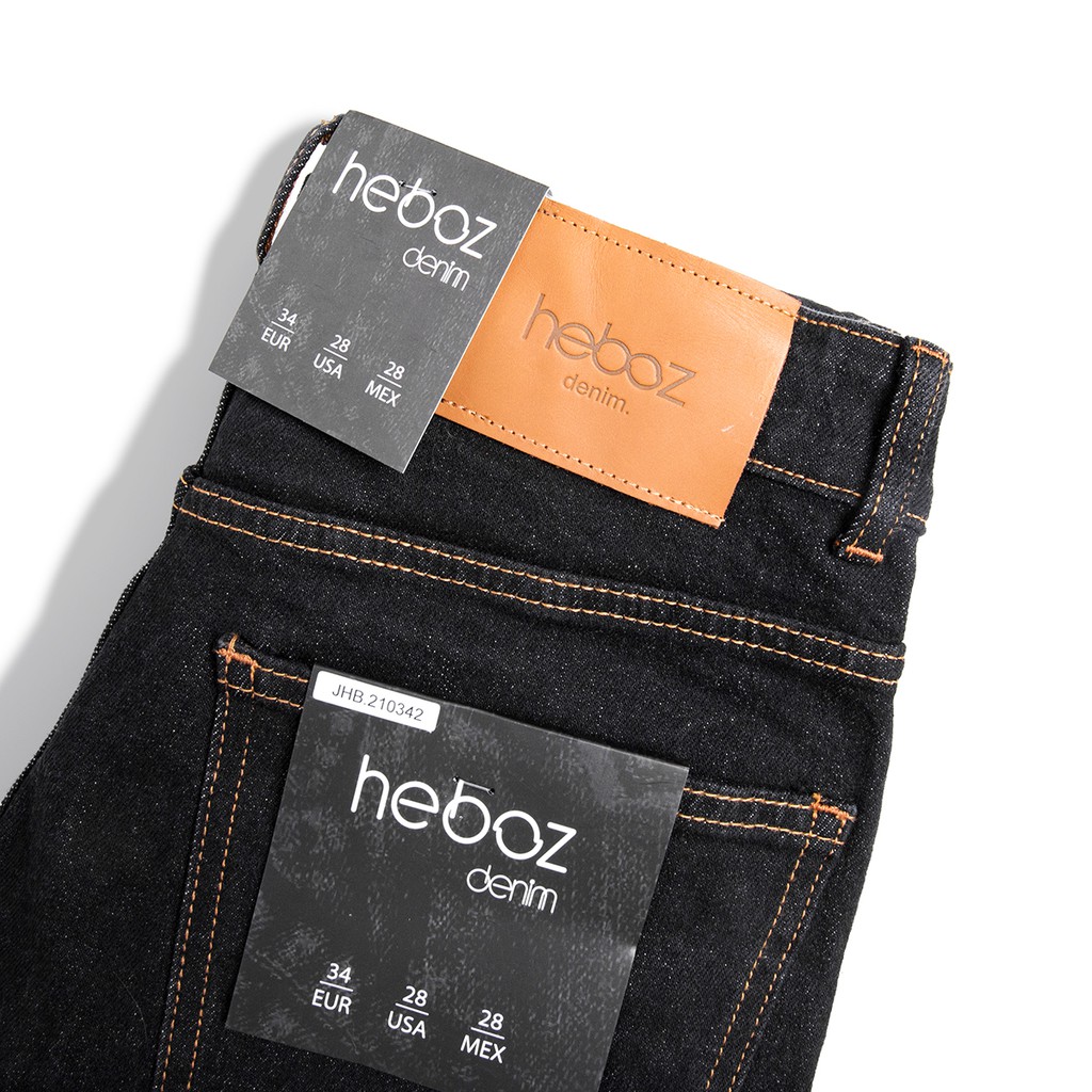 Quần jean nam in lai HEBOZ Indigo co giãn thoải mái 210342 | BigBuy360 - bigbuy360.vn