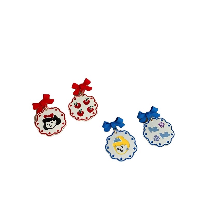 Bông Tai Mạ Bạc 925 Hình Chú Vịt Hoạt Hình Đáng Yêu