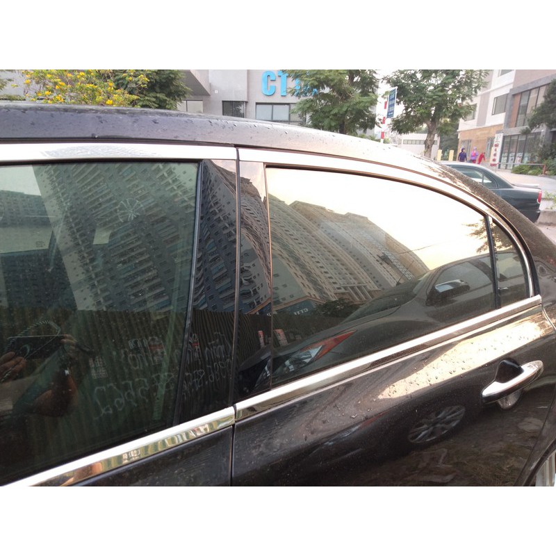 Nẹp viền inox quanh kính Honda Civic 2007 - 2011