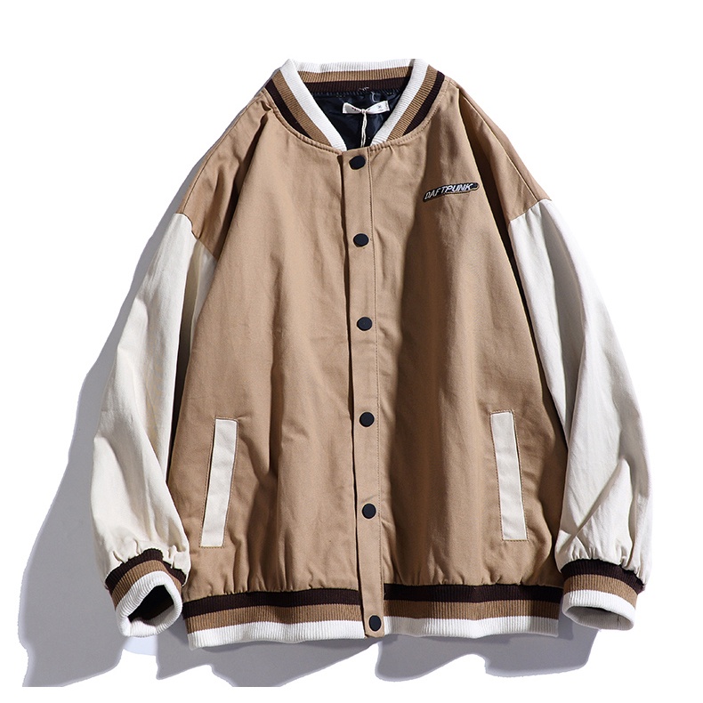 Áo Bomber Nam Nữ Unisex DAFTRUNK -MonlyShop785- Áo Khoác Bóng Chày Ulzzang - Chất Kaki Cúc Bấm - Trẻ Trung Năng Động