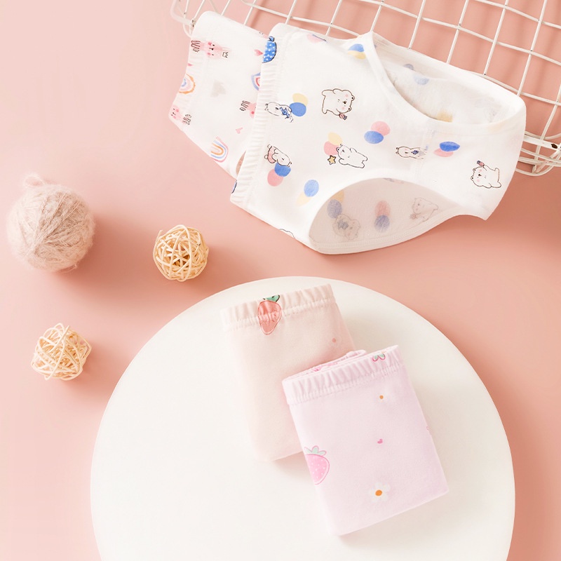 Quần Lót Tam Giác Bằng cotton Nguyên Chất Cho Bé Gái Lớp 12 Tuổi