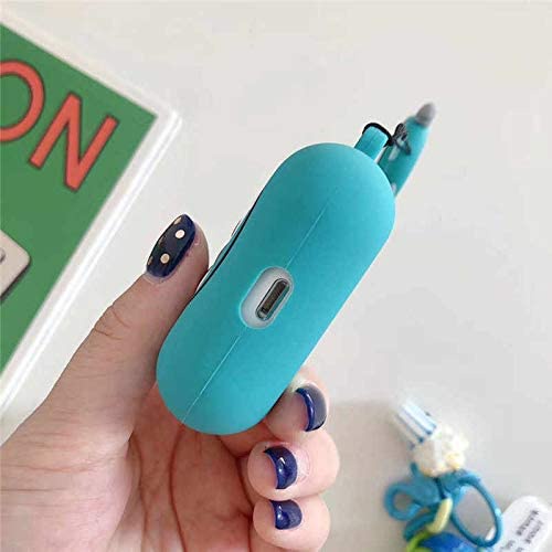 Vỏ bảo vệ hộp đựng tai nghe bằng silicon mềm họa tiết hoạt hình đánh yêu thích hợp cho Airpods Pro 3