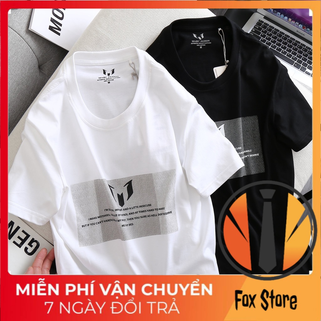 Áo thun nam ngắn tay cổ tròn cực đẹp Single Marc - áo phông nam vải đẹp hàng xuất dư