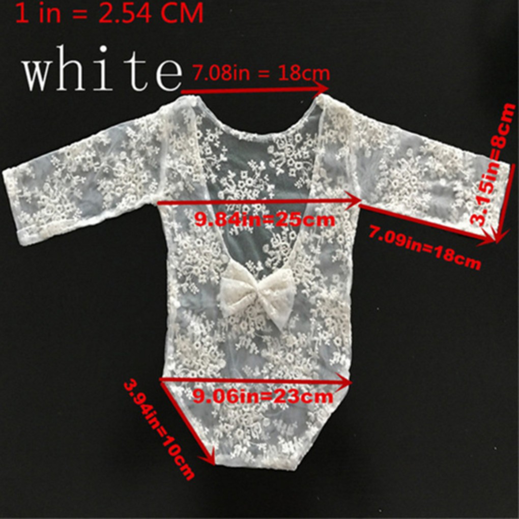 Jumsuit ren hoa phối nơ tay dài dễ thương cho em bé