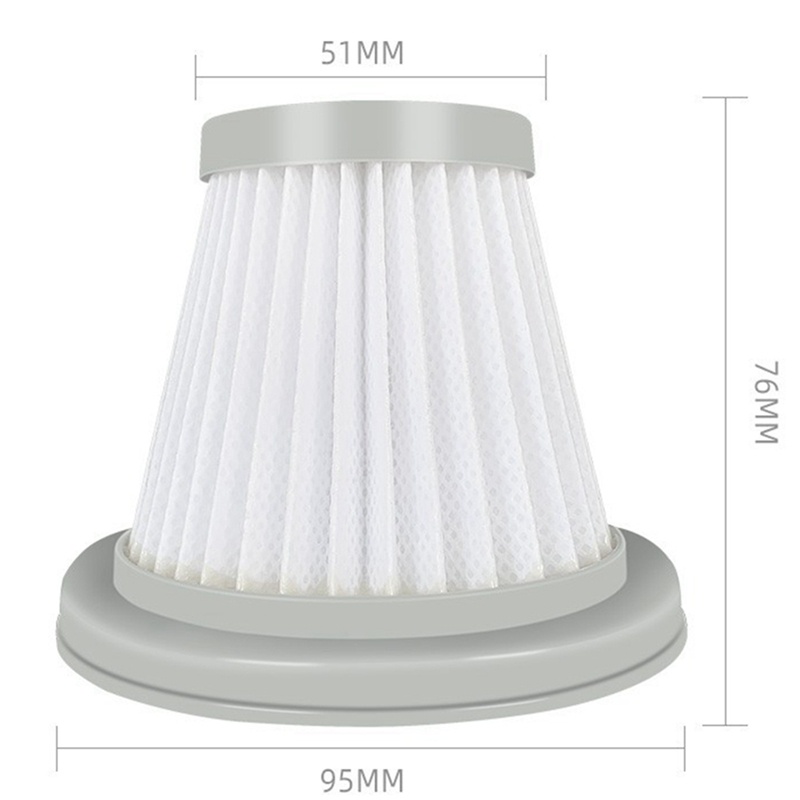 Set 6 Bộ Lọc HEPA Thay Thế Cho Máy Hút Bụi Xiaomi Deerma DX118C DX128C HEPA