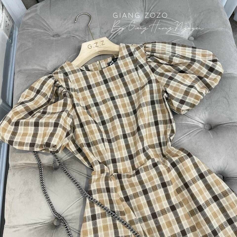 [Mẫu Mới]Đầm nữ cổ tròn kiểu dáng họa tiết chất liệu kate sang trọng thời thượng | BigBuy360 - bigbuy360.vn