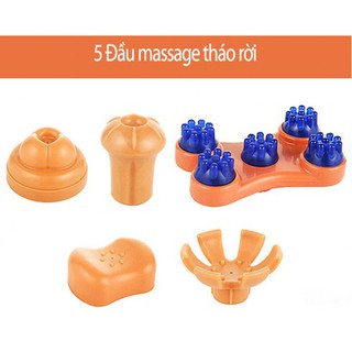 Máy Massage cầm tay Mini Squirrel - Hàn Quốc MSV-5552 (5 ĐẦU MASSAGE)