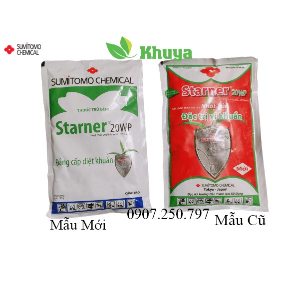 Thuốc trừ bệnh Starner 20WP gói 100gr Đặc trị Vi Khuẩn