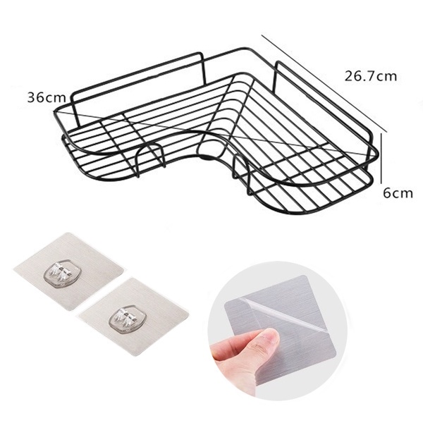 Kệ Sắt Dán Góc Tường Sơn Tĩnh Điện Đa Năng Siêu Chắc