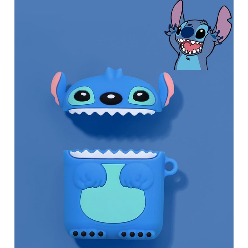 Vỏ Bảo Vệ Hộp Sạc Tai Nghe Haylou Moripods T33 Bluetooth Bằng Silicon Mềm Hình stitch Dễ Thương Haylou Moripods T33 case