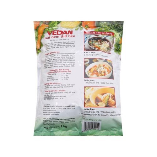 [Hạt Nêm Chay] 400gr Hạt Nêm Nấm Hương Rau Củ Vedan - Hạt Nem Chay Vedan Nấm Hương