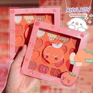 Bảng phấn mắt 16 ô trái tim Anylady  I AM A PEACH