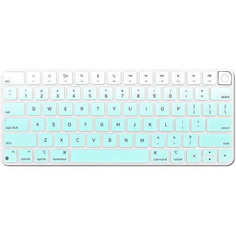 Vỏ bọc bàn phím bằng silicon mềm cho 2021 New iMac 24'' M1 Chip Magic 2or Key A2449 A2450