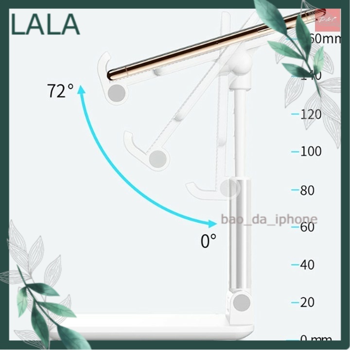 Giá đỡ điện thoại dùng để bàn thiết kế có thể gập lại và điều chỉnh đa năng