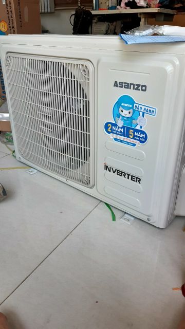 Điều hoà Asanzo inverter K12N66 ( sản phẩm gồm 01 kiện cục nóng và 01 kiện cục lạnh)