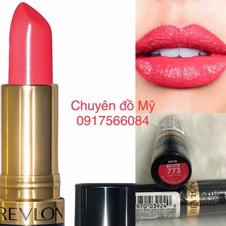 Son màu 773 siêu dưỡng môi Revlon Super Lustrous Lipstick 4.2g của Mỹ