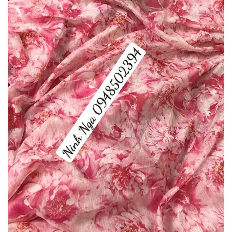 Vải tơ xước hoa