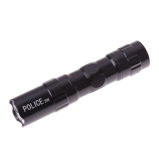 [CARENA] Portable Mini LED Flashlight Torch 3W Keychain Light Water Proof Bla